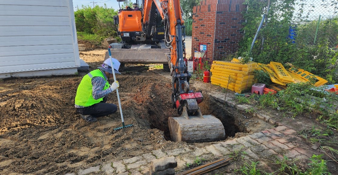 콘크리트 집수정 설치(터파기)